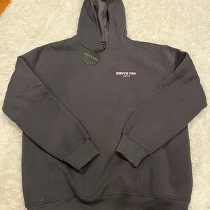 NWT White Fox Hoodie L/XL